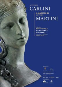 Locandina mostra "Antonio Carlini - Il maestro di Arturo Martini"