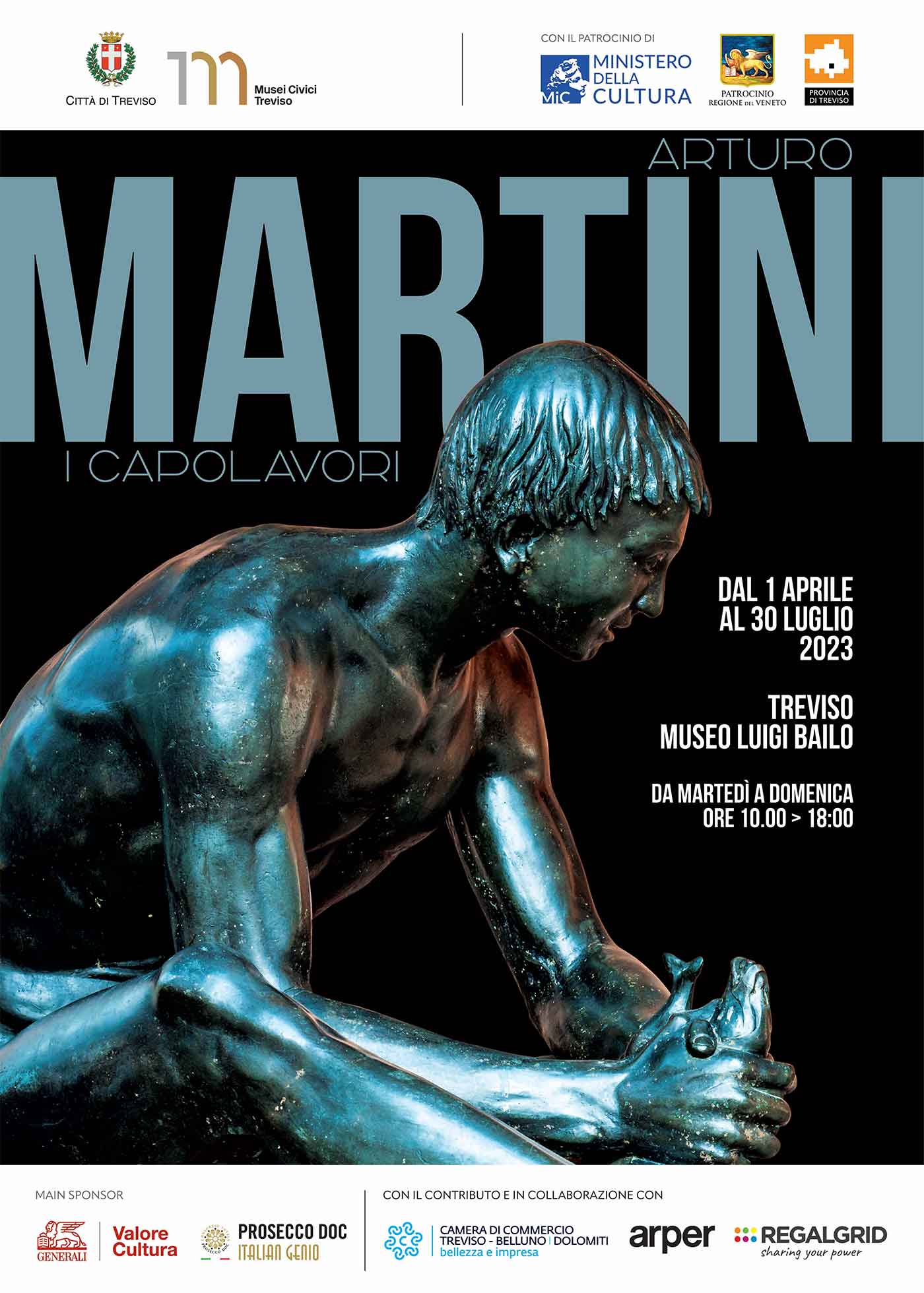 Locandina mostra "Arturo Martini. I Capolavori"
