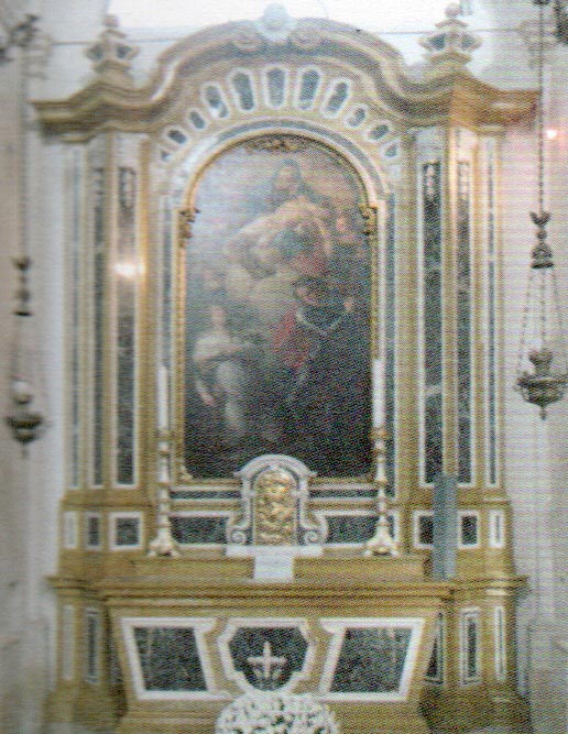 Madonna addolorata, con i santi Giorgio e Caterina d'Alessandria
